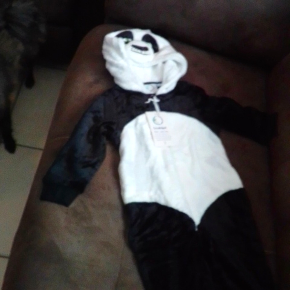 Bear zip up pajamas